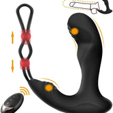 Juguete anal vibrador de próstata con control remoto inalámbrico para hombres, con 9 frecuencias, para el patio